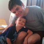 Parker and Daddy on Father's Day